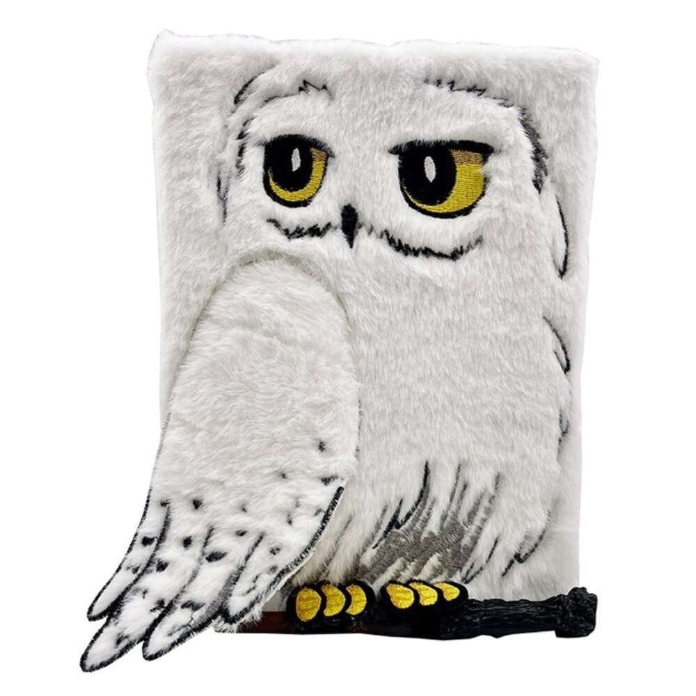 Harry Potter Hedwig Plush Journal with Wand Pen